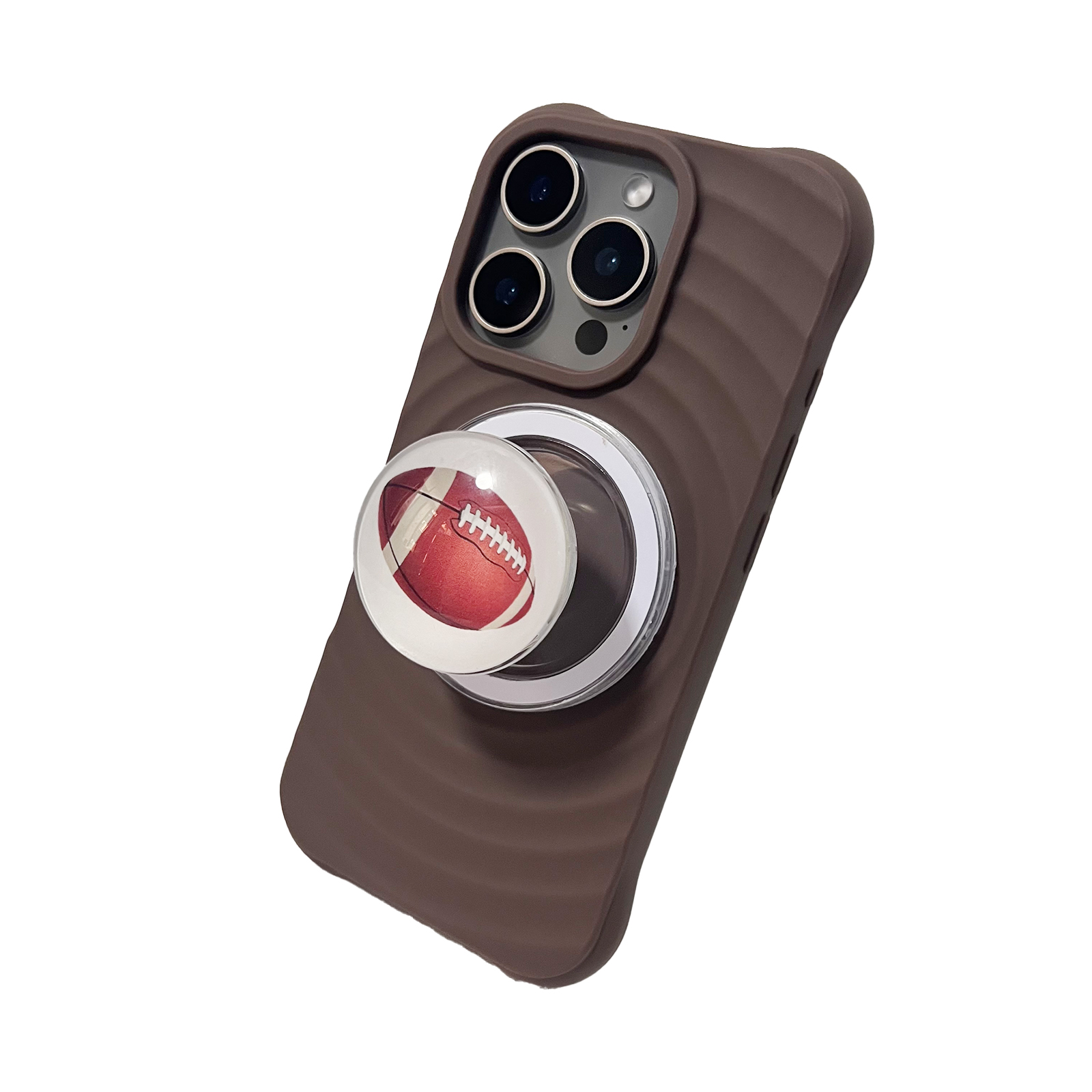 3D Printing Grip - 3D 크리스탈 아메리칸 풋볼 홀더 휴대폰