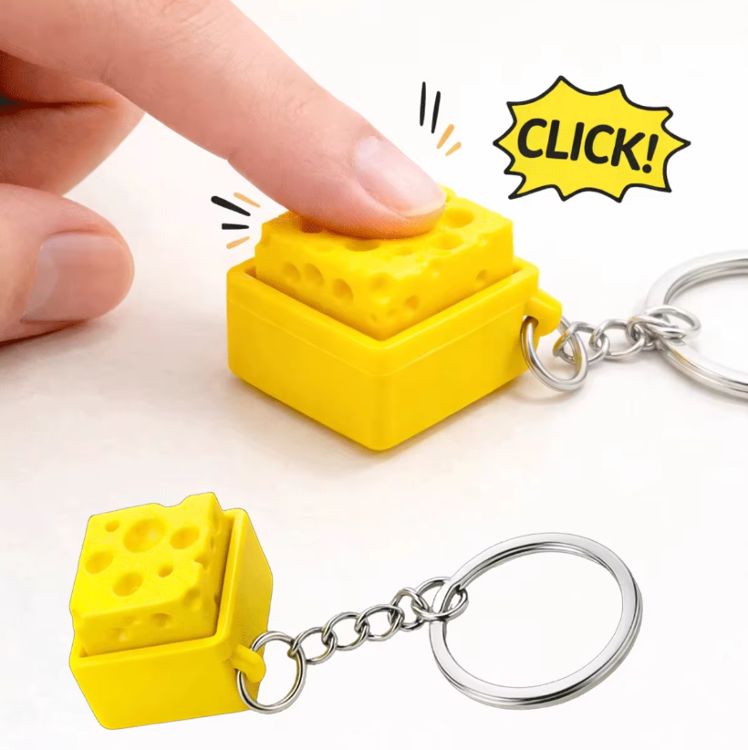 3D Printing Fidget Toys - 3D 프린팅 미니 치즈 키보드 클리커
