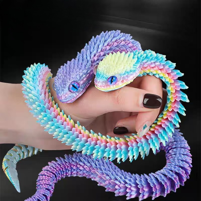 3D Printing Fidget Toys - 2026년 신제품 3D 프린팅 뱀 실물처럼