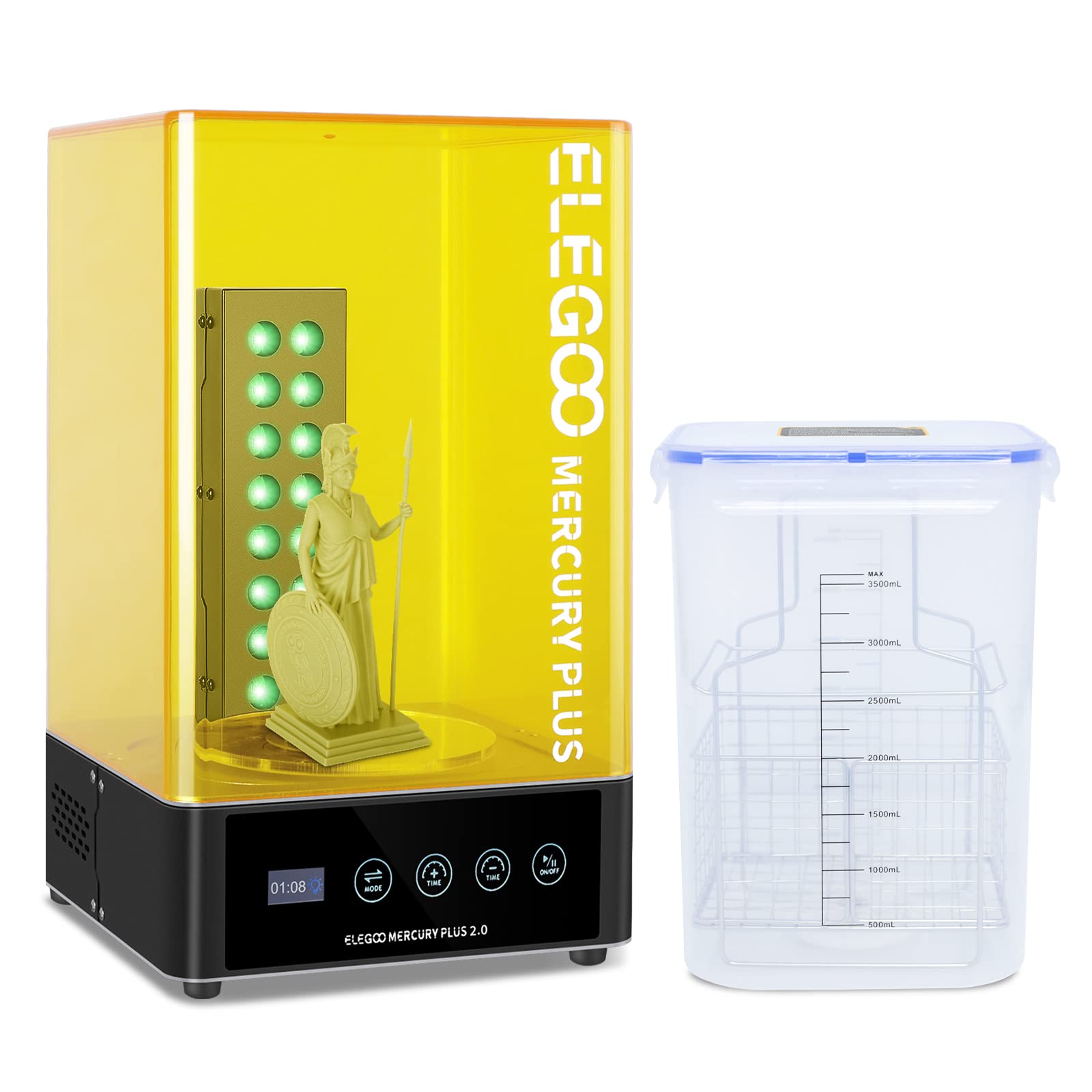 3D Printing Machine - ELEGOO Plus 2.0 세척 및 경화