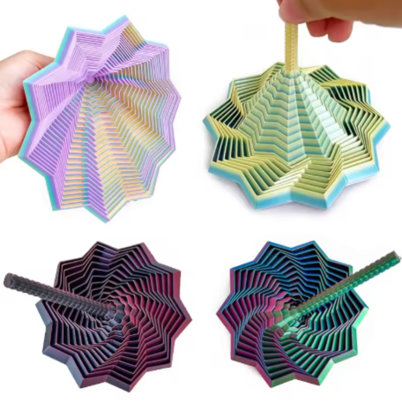 3D 프린팅 확장형 감각 완구 스타 프랙탈 핸들 달린  - 3D Printing Fidget Toys 리뷰 및 가격