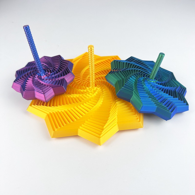 3D 프린팅 확장형 감각 완구 스타 프랙탈 핸들 달린  - 3D Printing Fidget Toys 리뷰 및 가격