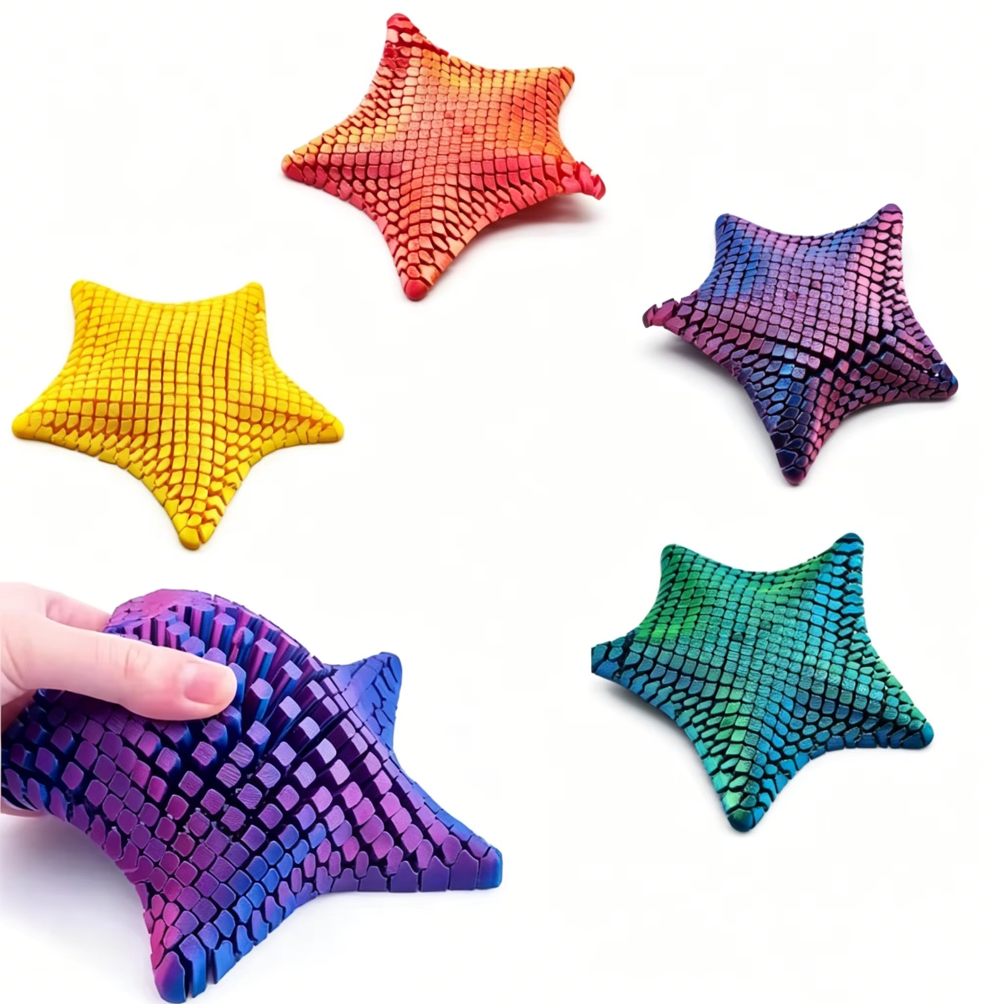 3D 프린팅 관절형 불가사리 플렉시블 조인트 피젯 토이 - 3D Printing Fidget Toys 리뷰 및 가격