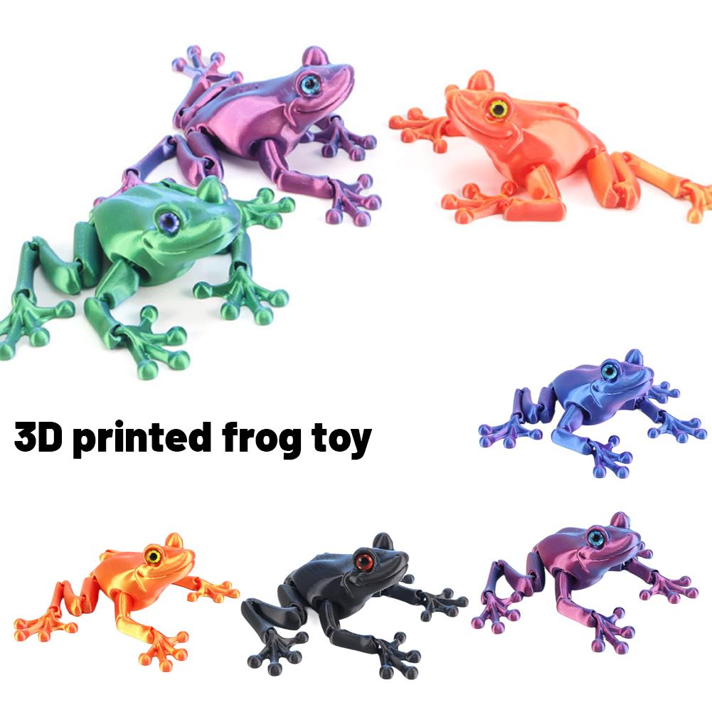 3D 인쇄 귀여운 개구리 모델 반짝이는 눈을 가진 다중 - 3D Printing Clay 리뷰 및 가격