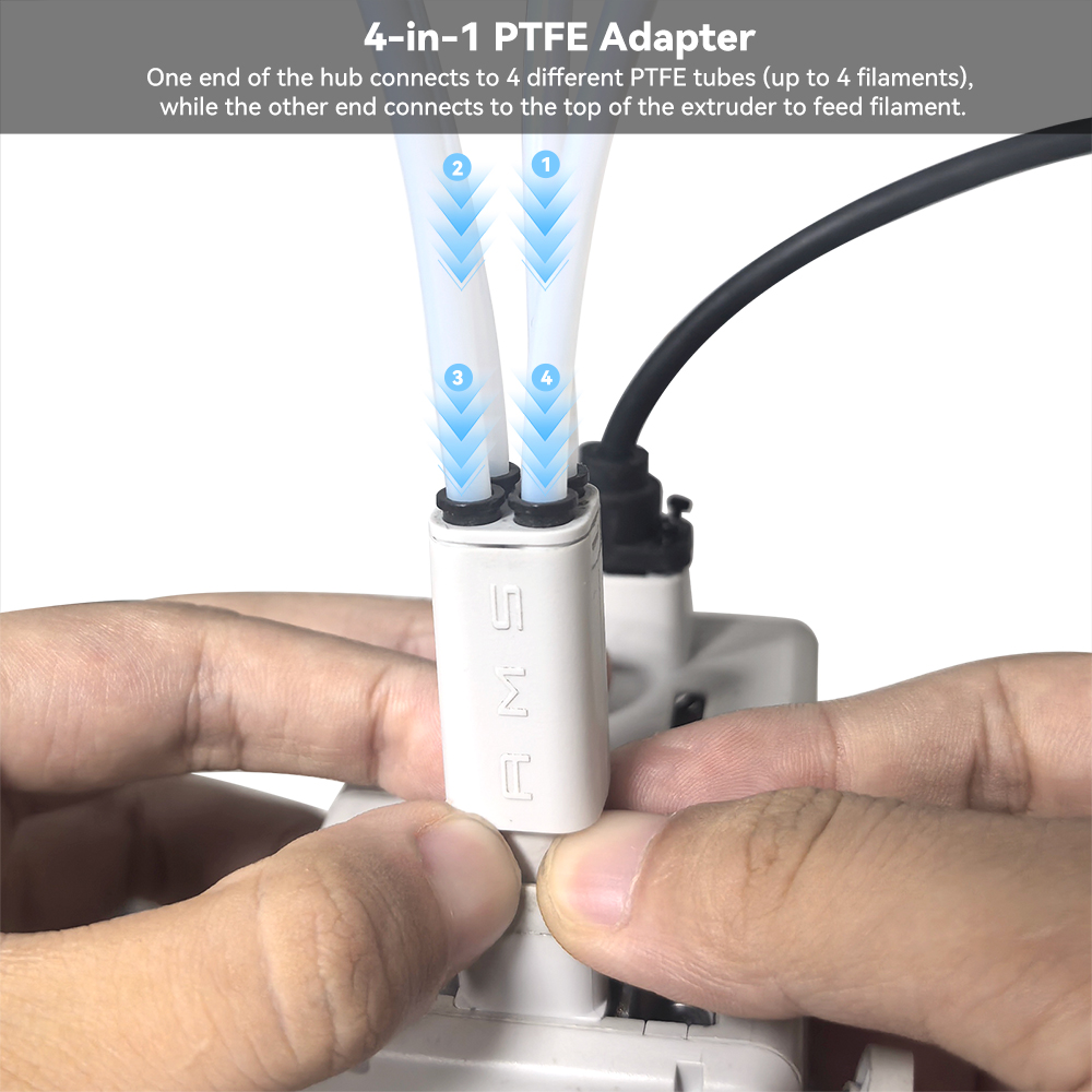 업그레이드된 4-in-1 PTFE 어댑터, Bambu  - 3D Printing Website 리뷰 및 가격