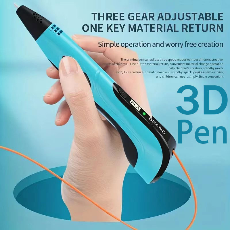 어린이용 오리지널 3D 펜, LCD 화면이 있는 3D  - Carbon Fiber Filament 리뷰 및 가격