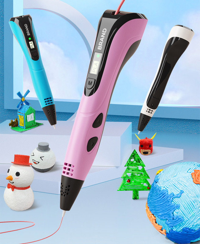 어린이용 오리지널 3D 펜, LCD 화면이 있는 3D  - Carbon Fiber Filament 리뷰 및 가격