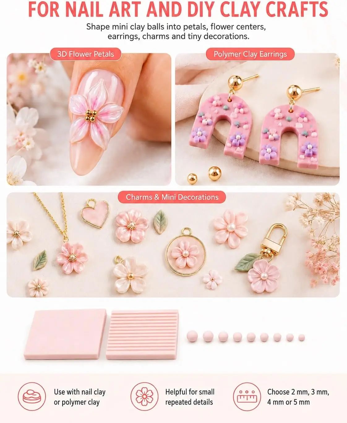 4개입 3D 프린트 클레이 젤 볼 메이커 도구, 3D  - 3D Printing Clay 리뷰 및 가격