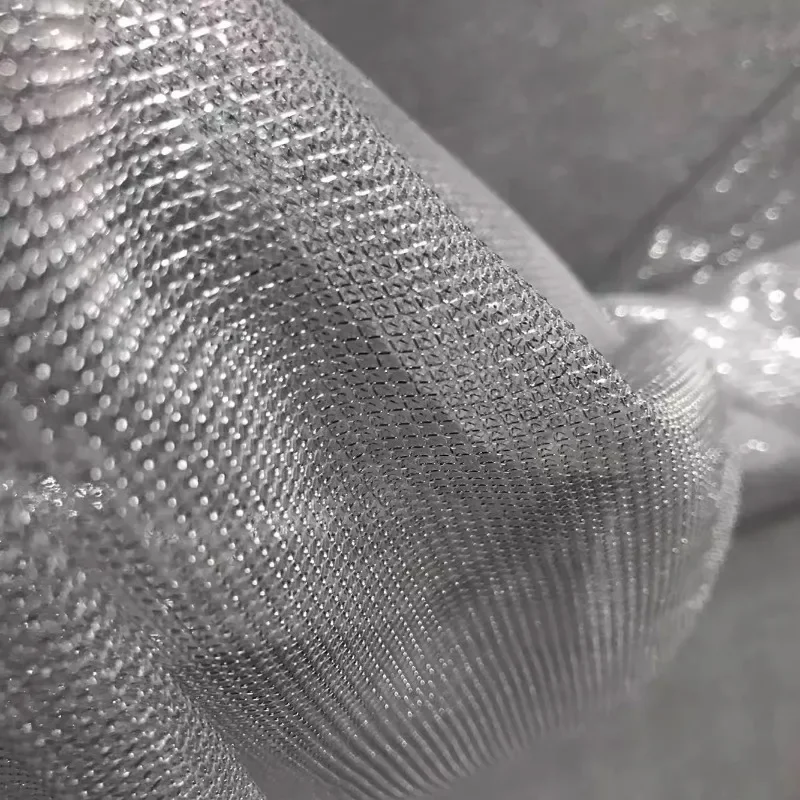메쉬 탄성 직물 반짝 이는 경량 작은 그리드 골드 실버 - 3D Printing On Fabric 리뷰 및 가격