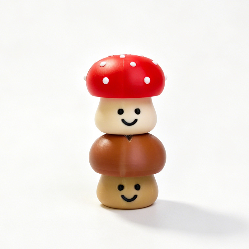 귀여운 버섯 모양 3D 프린팅 클리커 피젯 감각 자극  - 3D Printing Fidget Toys 리뷰 및 가격