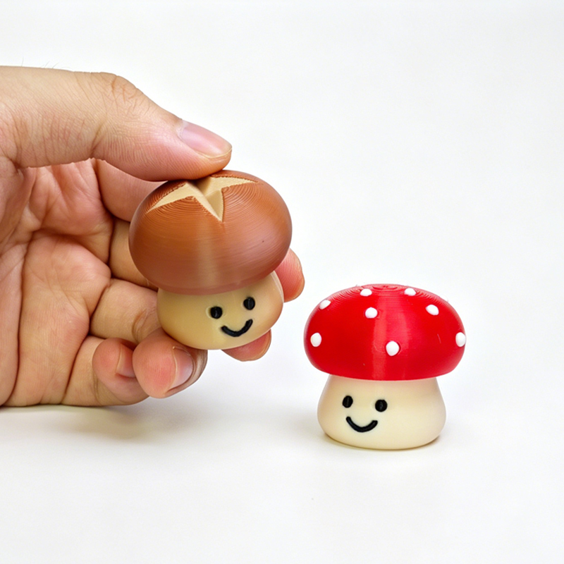 귀여운 버섯 모양 3D 프린팅 클리커 피젯 감각 자극  - 3D Printing Fidget Toys 리뷰 및 가격