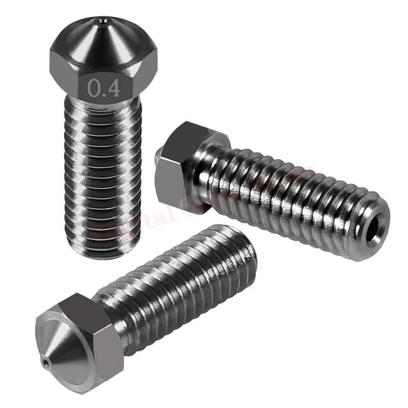 V6 경화 강철 화산 깍지 M6 스레드, 1.75mm  - 3D Printing Website 리뷰 및 가격