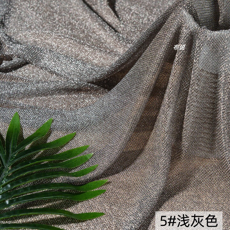 라이트 그레이 메탈릭 실 원단 4방향 스트레치 소프트  - 3D Printing On Fabric 리뷰 및 가격