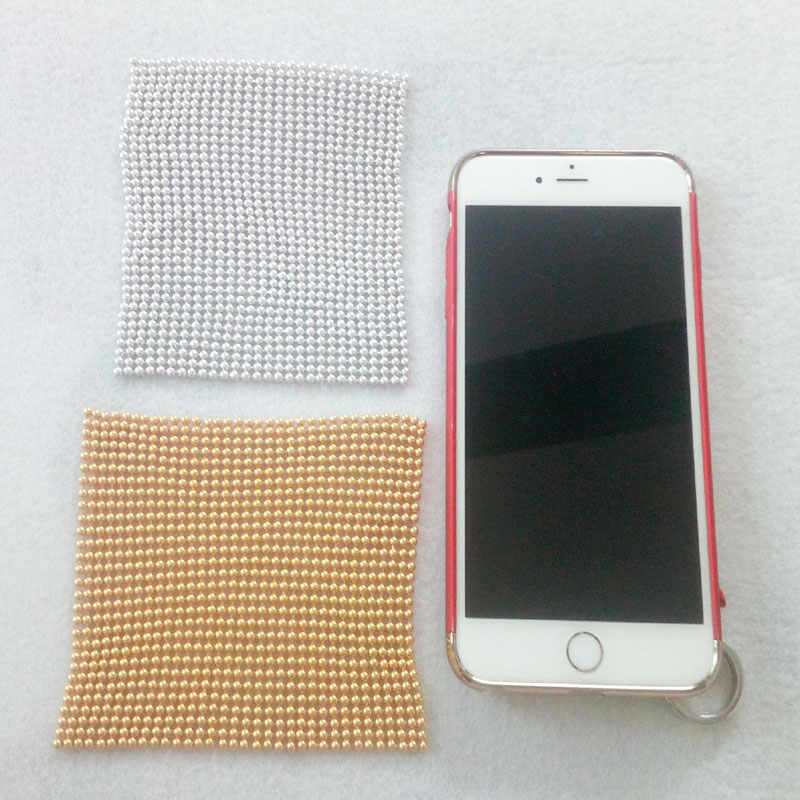 작은 샘플링 골드 실버 구슬 금속 메쉬 패브릭, 11x - 3D Printing On Fabric 리뷰 및 가격