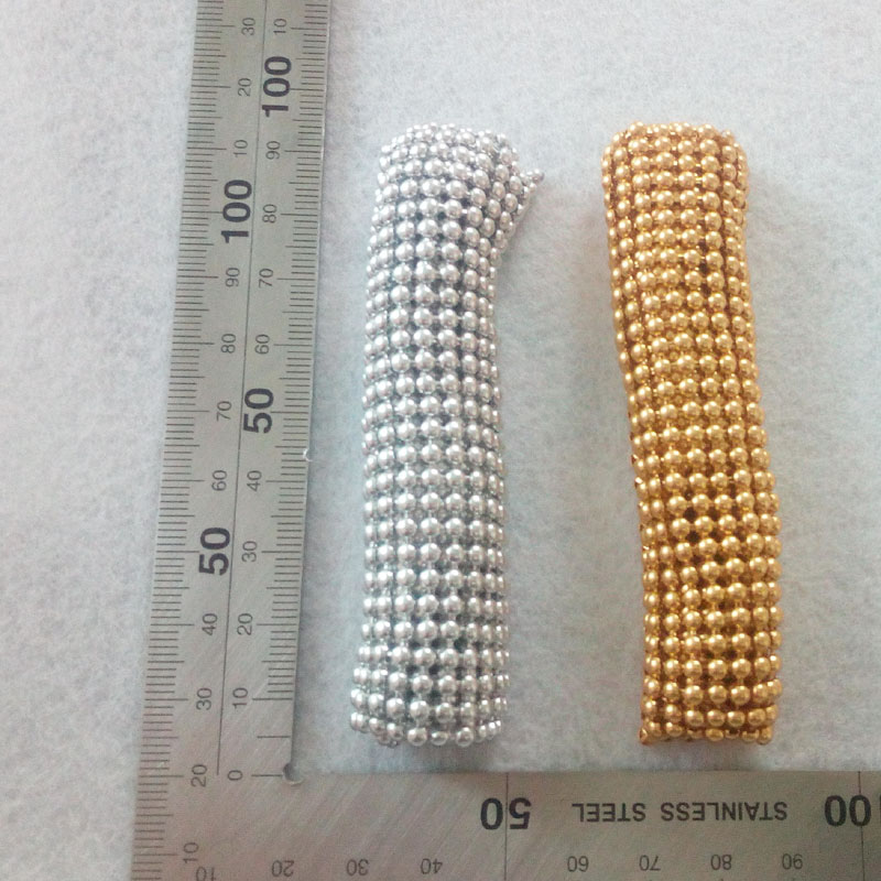 작은 샘플링 골드 실버 구슬 금속 메쉬 패브릭, 11x - 3D Printing On Fabric 리뷰 및 가격