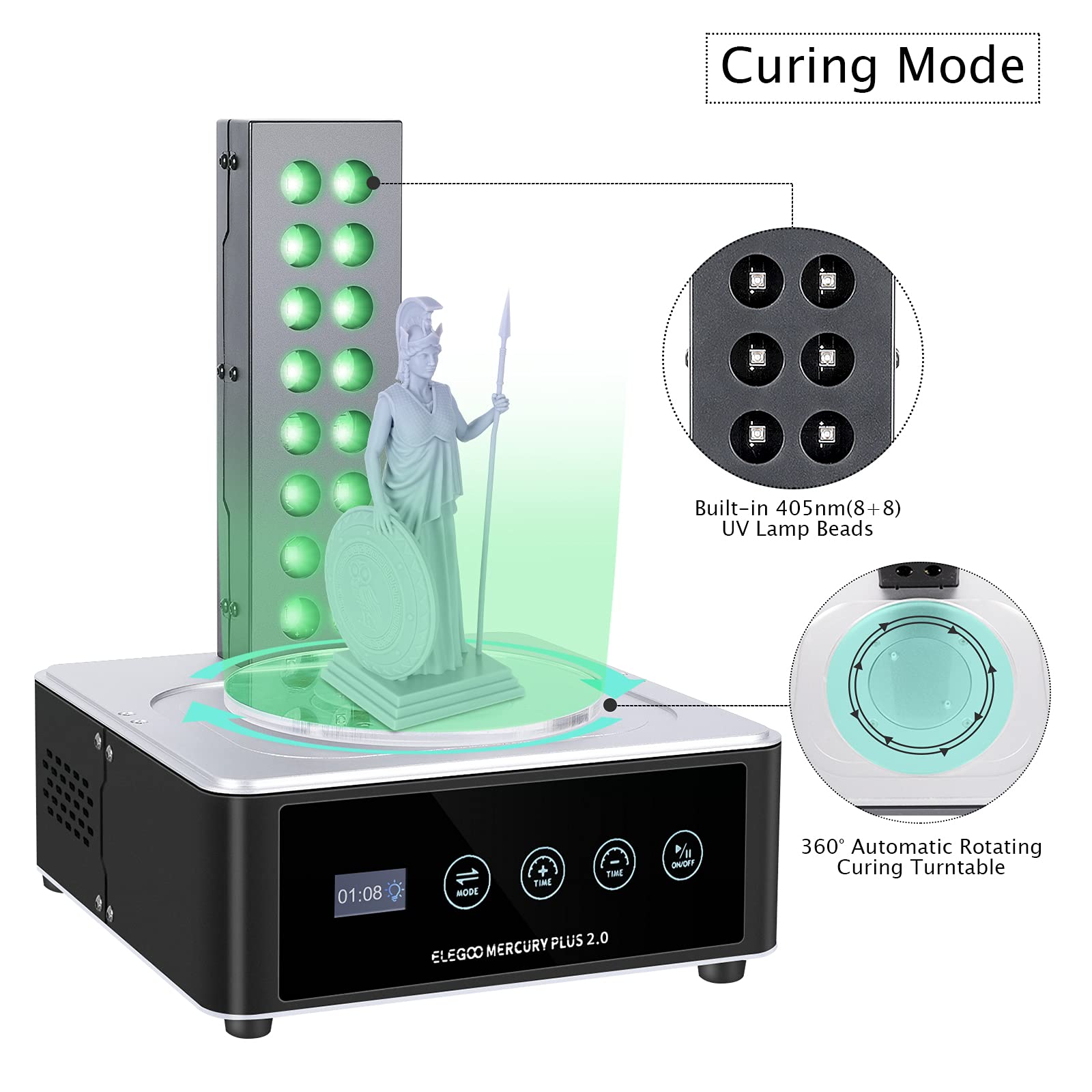 ELEGOO Plus 2.0 세척 및 경화 스테이션 세 - 3D Printing Machine 리뷰 및 가격