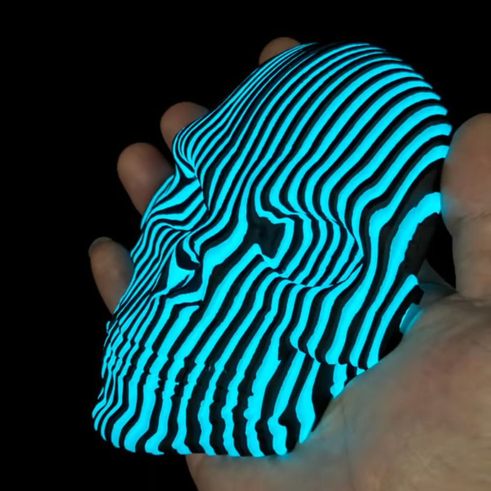 시각적 착시 3D 프린팅 해골 시뮬레이션 모델 발광 해 - 3D Printing Simulator 리뷰 및 가격