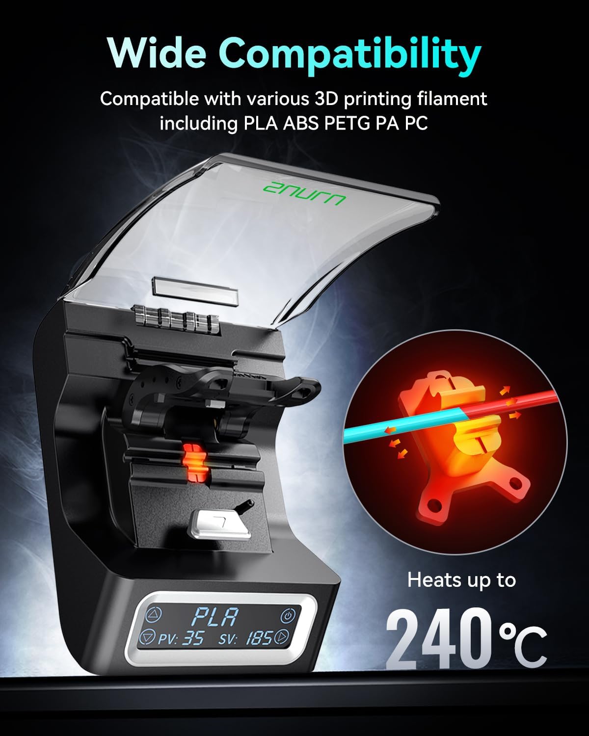 SUNLU FC01 필라멘트 커넥터 고속 가열 3D 프 - Carbon Fiber Filament 리뷰 및 가격