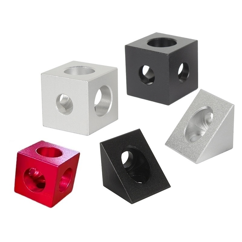 4pcs 알루미늄 V-슬롯 블록 큐브 삼각형 커넥터 블 - 3D Printing Aluminium 리뷰 및 가격