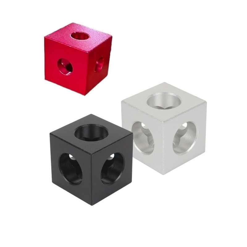 4pcs 알루미늄 V-슬롯 블록 큐브 삼각형 커넥터 블 - 3D Printing Aluminium 리뷰 및 가격