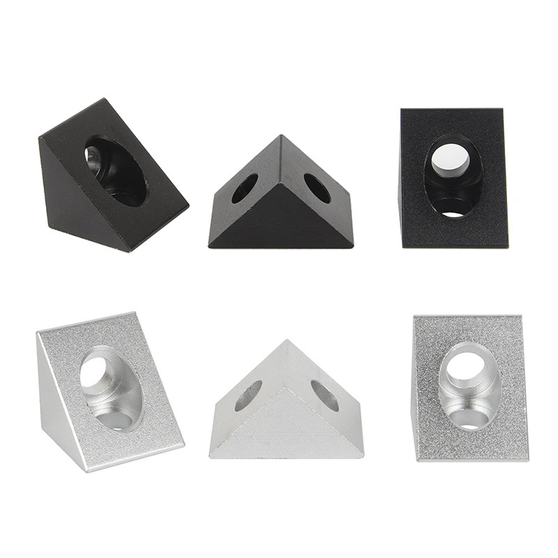 4pcs 알루미늄 V-슬롯 블록 큐브 삼각형 커넥터 블 - 3D Printing Aluminium 리뷰 및 가격