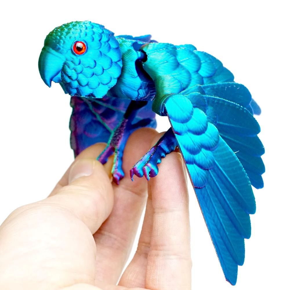 시뮬레이션된 눈 3D 인쇄 앵무새 모델 반짝이는 레이저 - 3D Printing Simulator 리뷰 및 가격