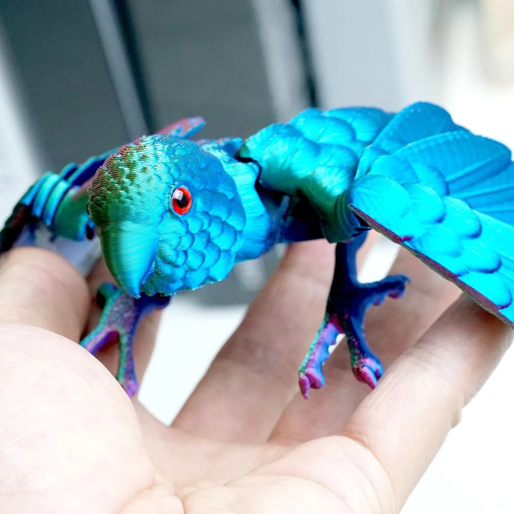 시뮬레이션된 눈 3D 인쇄 앵무새 모델 반짝이는 레이저 - 3D Printing Simulator 리뷰 및 가격