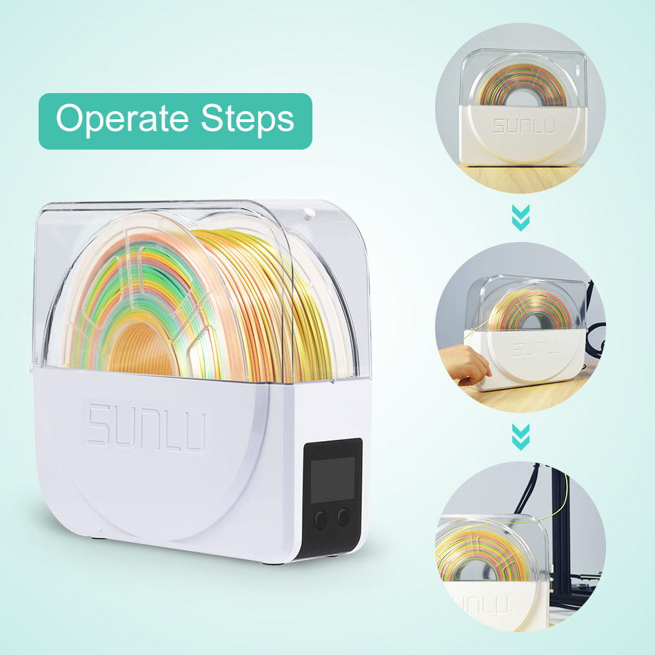 SUNLU 필라멘트 건조기 S1 Plus 내장 순환 팬 - 3D Printing Website 리뷰 및 가격