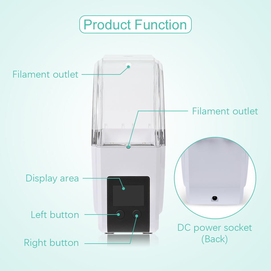 SUNLU 필라멘트 건조기 S1 Plus 내장 순환 팬 - 3D Printing Website 리뷰 및 가격