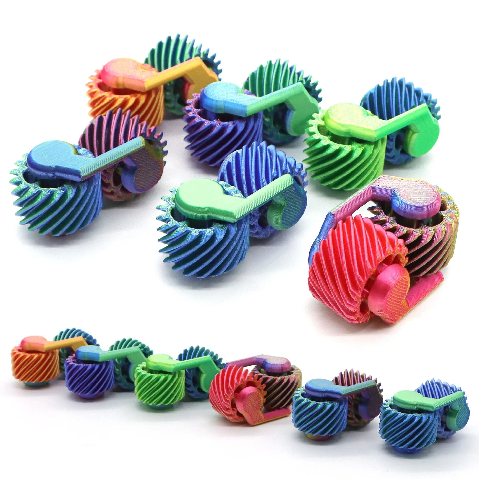 인기 있는 3D 프린팅된 손가락 기어 미니 자이로스코프 - 3D Printing Fidget Toys 리뷰 및 가격