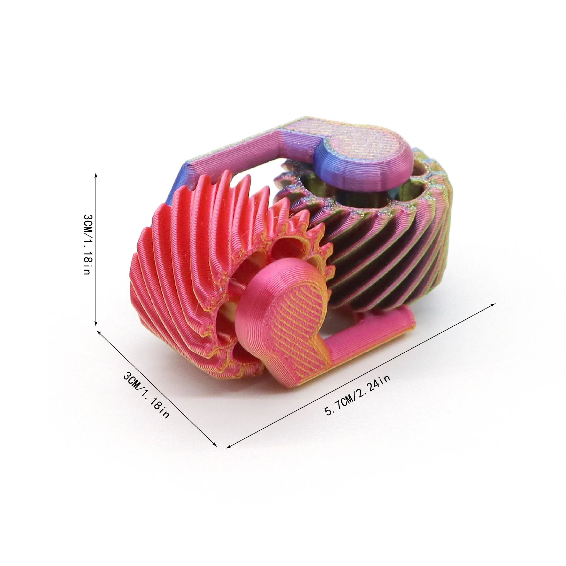 인기 있는 3D 프린팅된 손가락 기어 미니 자이로스코프 - 3D Printing Fidget Toys 리뷰 및 가격
