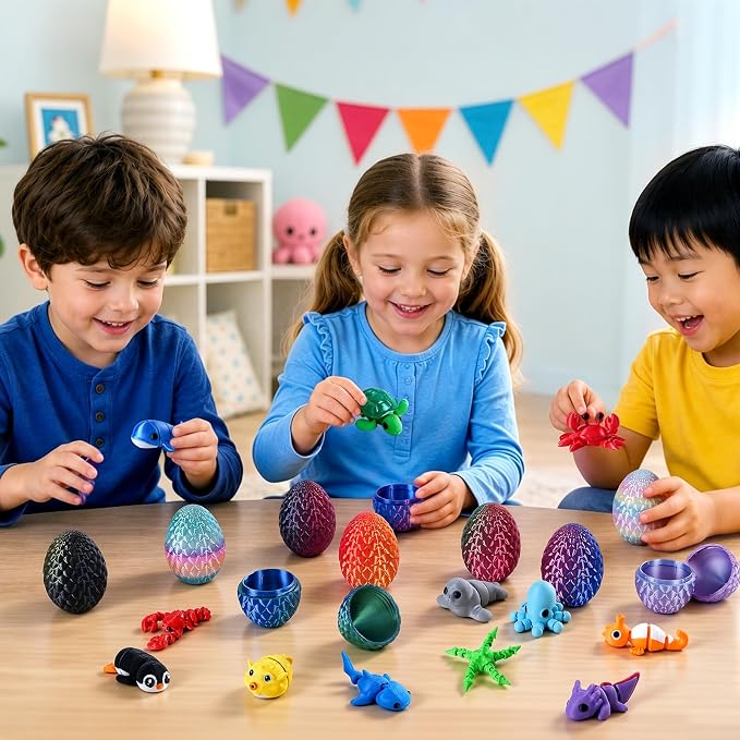 24개 3D 프린팅 서프라이즈 에그 블라인드 박스 피젯 - 3D Printing Fidget Toys 리뷰 및 가격